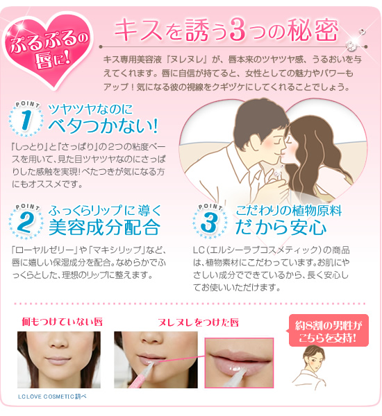キス専用美容液「ヌレヌレ」の秘密