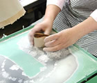 洗顔で毛穴ケア/竹寶堂LC洗顔筆の技術写真