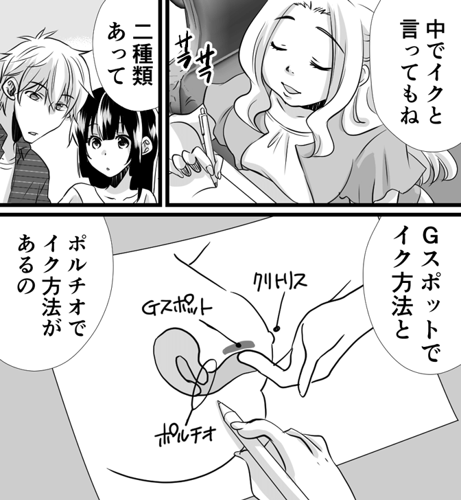 中イキの方法・コツについてのやり方がわかる漫画12