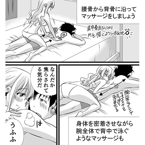 マッサージから行うセックスのやり方がわかる漫画15
