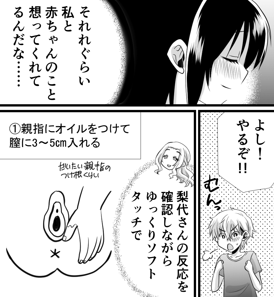 会陰マッサージについてわかる漫画