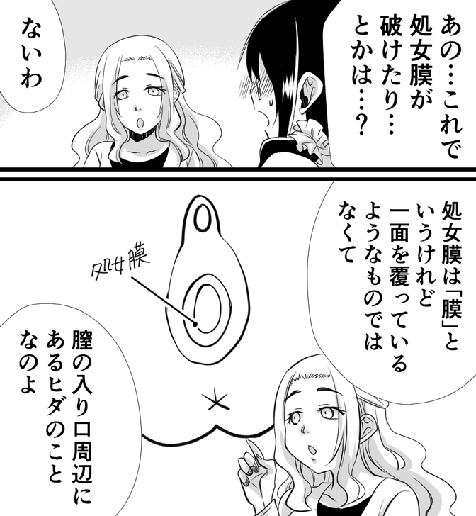 処女用バイブについてわかる漫画