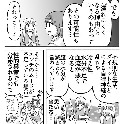 愛液についてわかる漫画