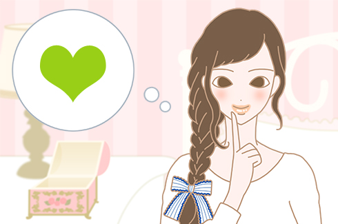 アンダーヘアの形ハート形