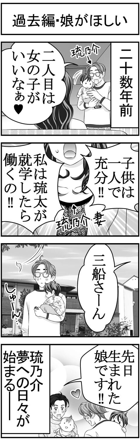 シークレットチェンジ　4コマ