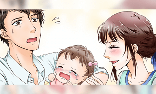 隆弘と美晴に抱きかかえられるさゆり