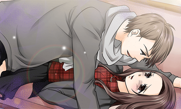 りょうに覆いかぶさる洸太