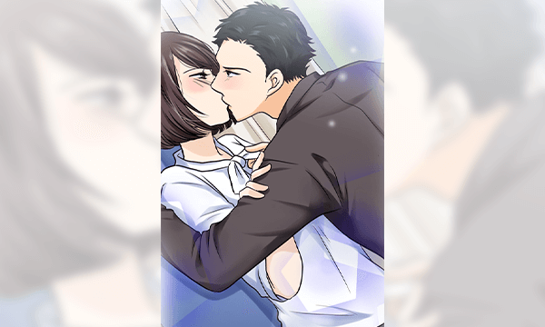 理香子にキスをする洸太