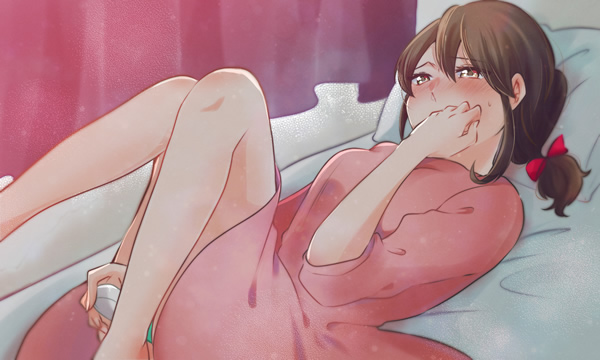 バイブを使ってひとりえっちする官能小説イラスト