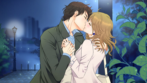 官能小説 キスをする男女