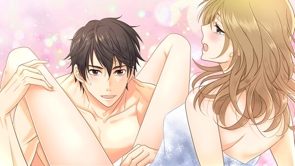 官能小説 ラブホテルのベッドでペッティング中(クンニ)している男女