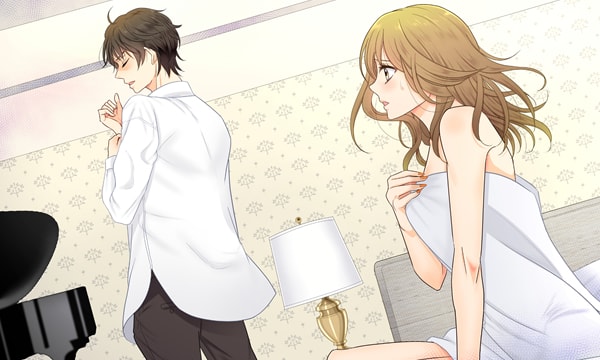 官能小説挿絵:喧嘩している男女
