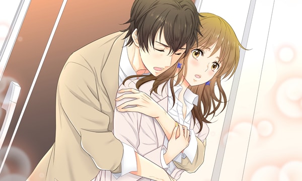 仲直りする男女