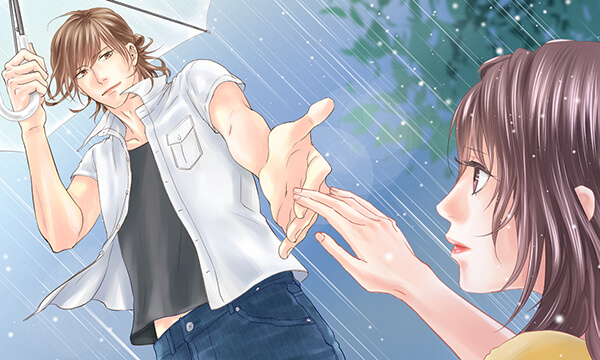 官能小説の会話をしている男女