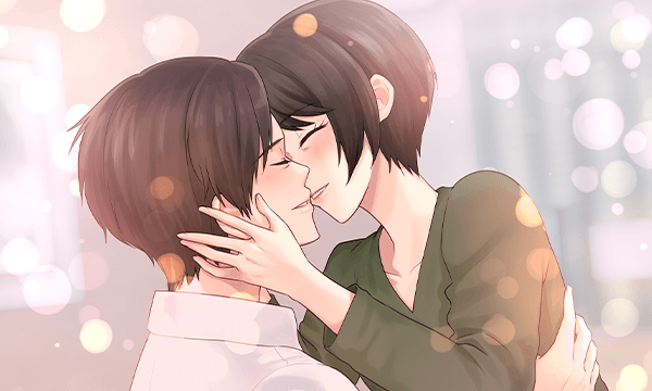 さやかと奏一のキス