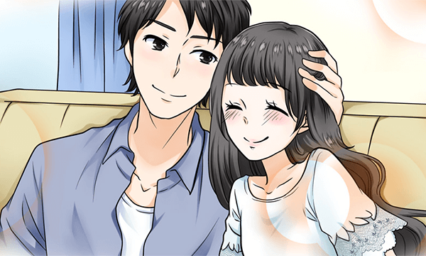 肩を寄せ合うふたり