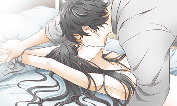 未由にキスする悠人