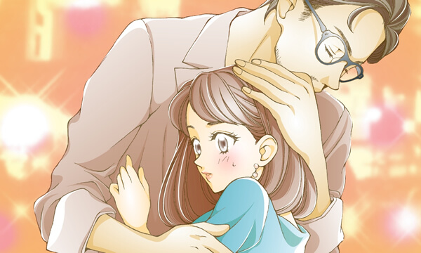 抱きしめられる女性