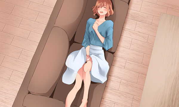 一人Hする女性