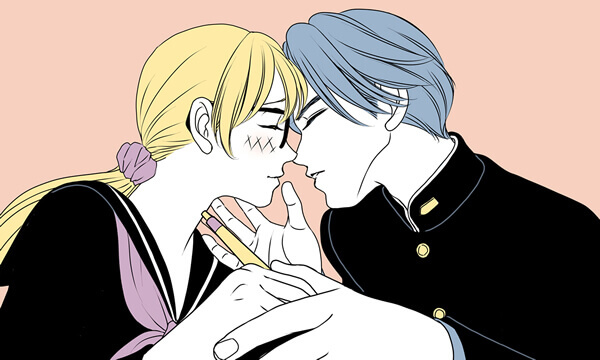 片想いの彼にキスされる智子