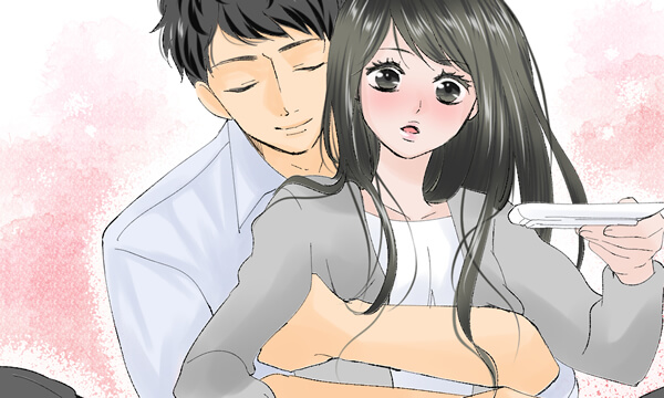 恋愛小説の抱き合う男女のイラスト
