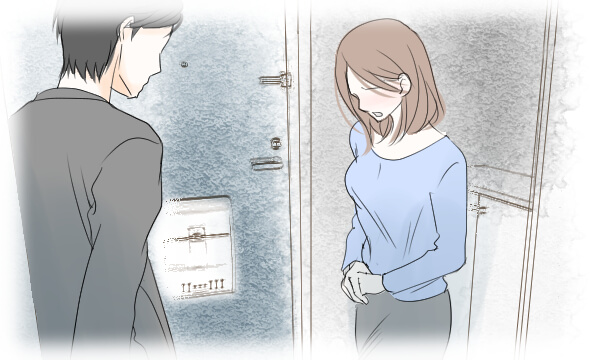 男性に想いを告げる女性