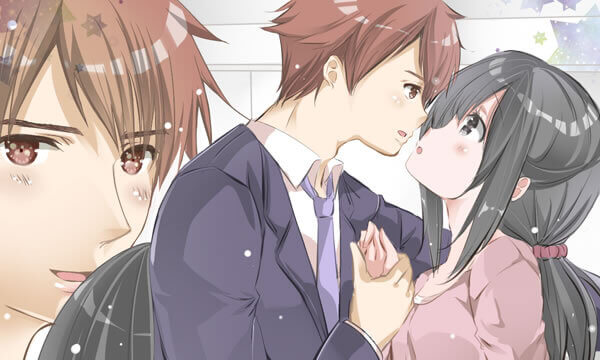 キスしそうな男女
