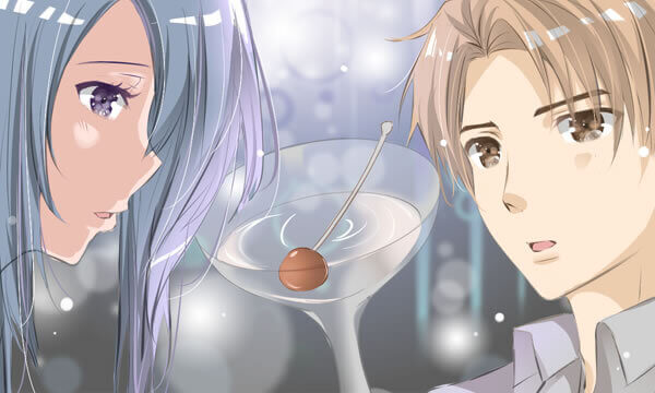 官能小説挿絵:お酒と男女