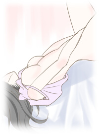 一人エッチで快感の暴風に飲まれる女性