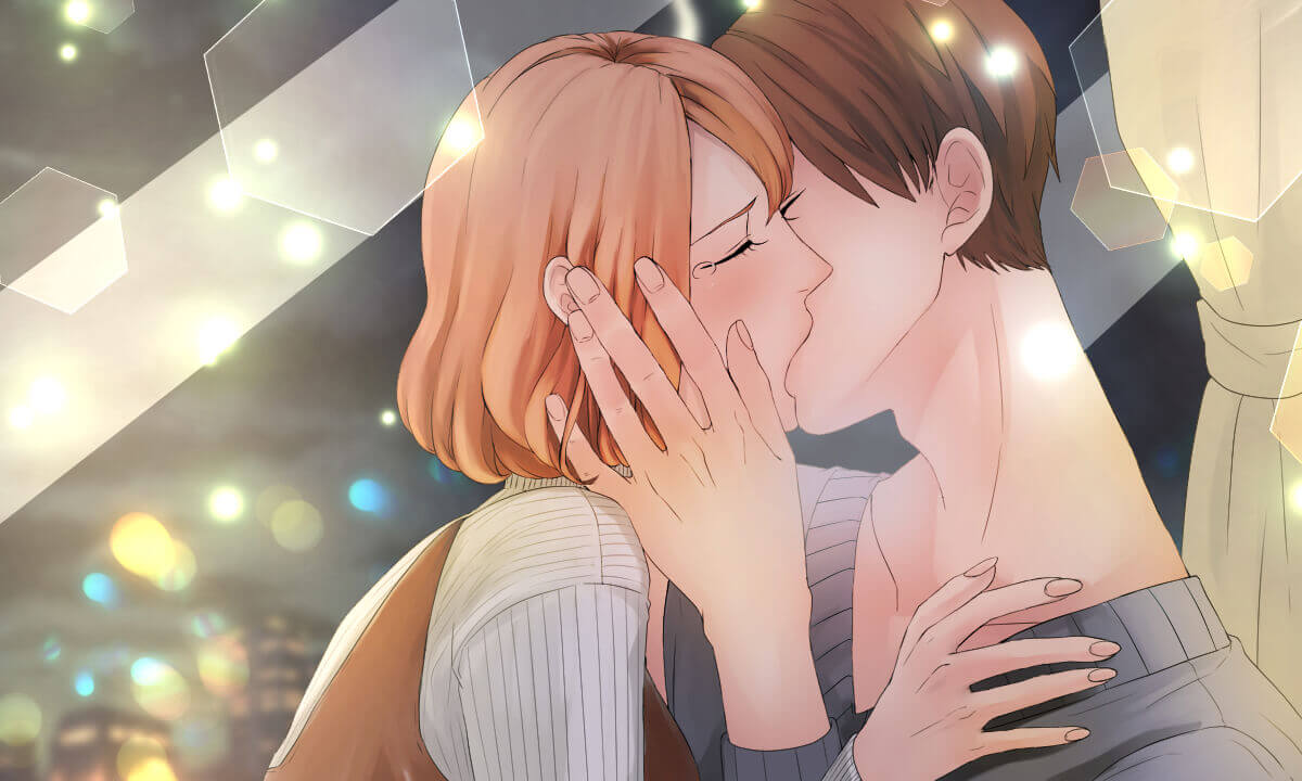 ★キスする男女