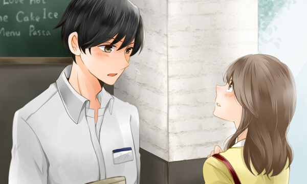 官能小説;レジで向かい合う男女