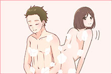 スケベ椅子で楽しむコツ:桃洗い