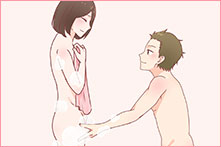 スケベ椅子で楽しむコツ:壺洗い