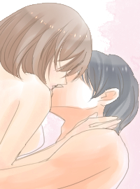 官能小説;キスし合う男女