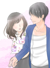 官能小説;手を握る男女