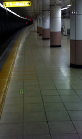 駅のホームの写真
