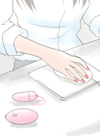 彼に近況を話す女性
