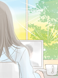 彼からお休み中の指示を受ける