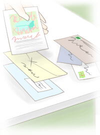 同棲半年の手紙を仕分ける習慣
