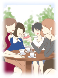 女子会での告白